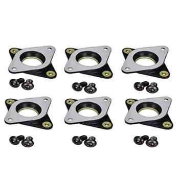 

6Pack 17 Stepper Motor Steel and Rubber Vibration Dampers with M3 Screw for Creality CR10,10S, Ender 3 and Other 3D Printers