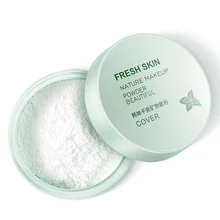 Рассыпчатая пудра Гладкий контроль масла установка Макияж Минеральный порошок LDO99