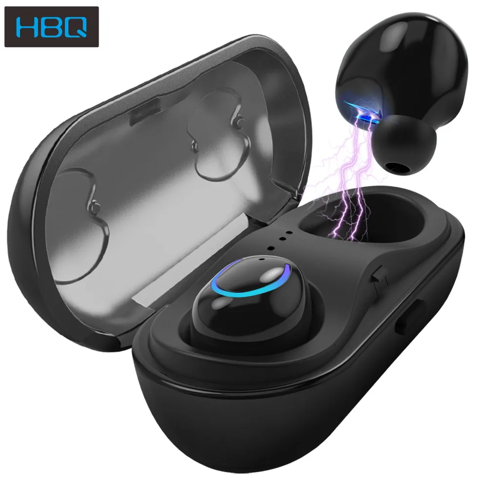 HBQ Q18 беспроводные наушники TWS наушники Bluetooth наушники настоящие стерео наушники Спортивная гарнитура с микрофоном