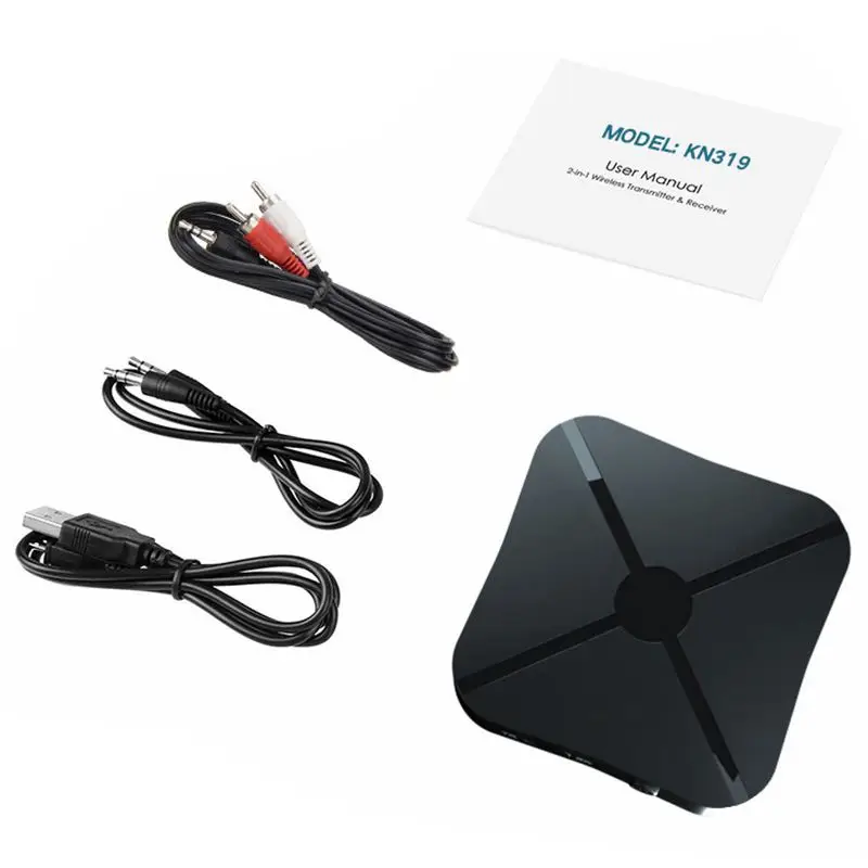 AAAE топ-2 в 1 Bluetooth 4,2 приемник и передатчик Bluetooth беспроводной адаптер аудио с 3,5 мм AUX аудио для домашнего ТВ MP3 ПК