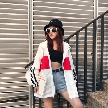 

New Fashion Women Spring Jacket Long Sleeve Women Basic Bomber Jacket Thin Sunproof Coats Female Jacket Feminine Red Coat