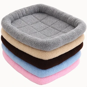 

autumn and winter new pet dog kennel winter dog mat small and medium dog warm lamb cashmere cat litter cat warm cushion