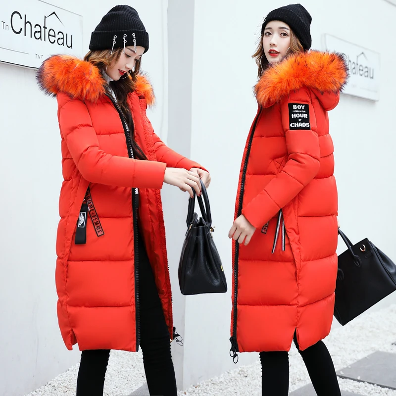 Парки Mujer Invierno 2020 Новое утепленное пальто с капюшоном Женская куртка длинные