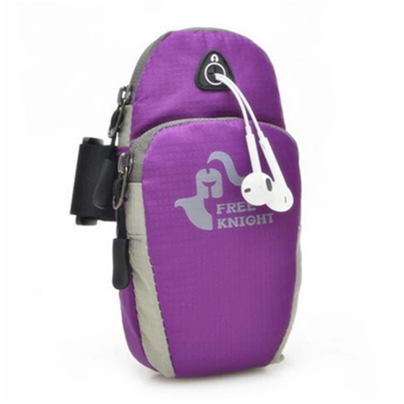 Модная распродажа, спортивная сумка, сумка для фитнеса, езды, Apple, samsung, поддержка мобильного телефона, многофункциональная спортивная сумка - Цвет: Purple
