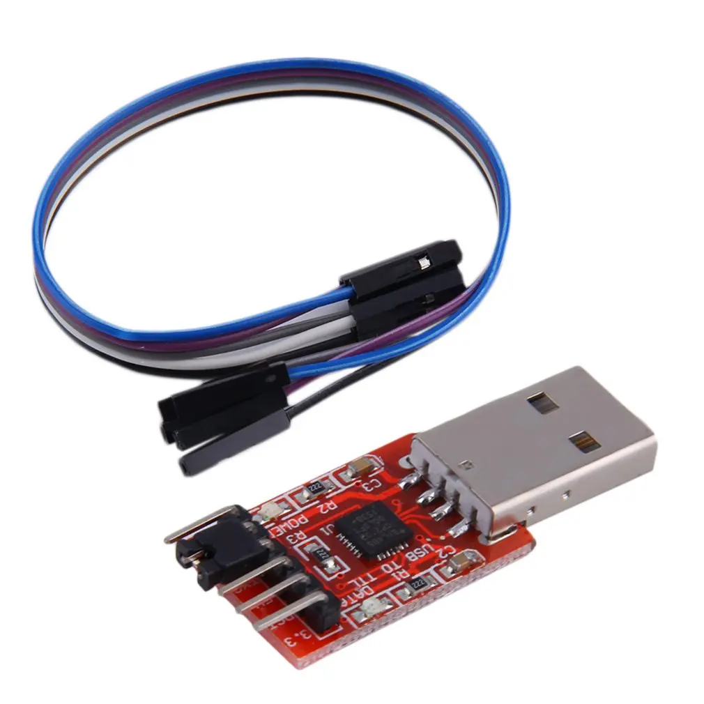 USB к TTL UART 6PIN модуль последовательный преобразователь CP2102 STC PRGMR Бесплатный