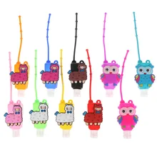 30 мл рельефный милый мультфильм Сова Форма силиконовый миниатюрный антисептик для рук одноразовый не чистый съемный чехол Путешествия Портативный, безопасный гель