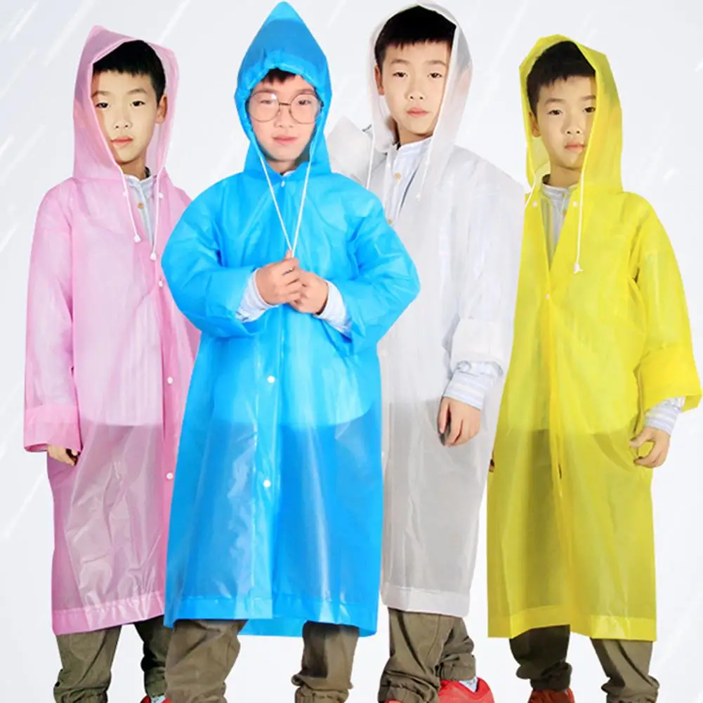 Children Raincoat Increase Outdoor Hiking Tourism Non Disposable EVA ...