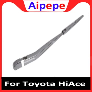 

For Toyota HiAce Granvia Commuter 2019 2020 ABS Chrome Rear Window Wiper Cover Trims Windscreen Wipers Auto Decoration