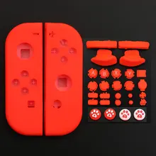  JCD Replacement Housing Shell Case For Switch JoyCon with  Buttons Set/ 4pcs thumb grip caps For NS Joy-Con Controller 