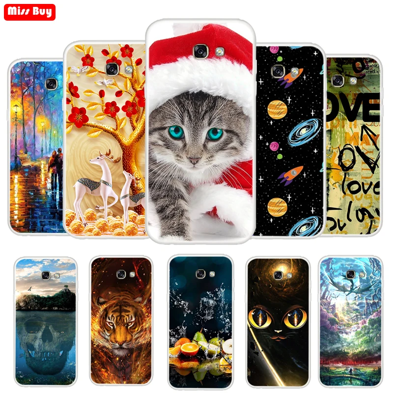 Cute Cartoon Soft Silicone Phone Case For Samsung Galaxy A5 2017 A3 A7 J5 J3 J7 Prime 2016 J8 2018 J4 J6 Plus Cover Slim |