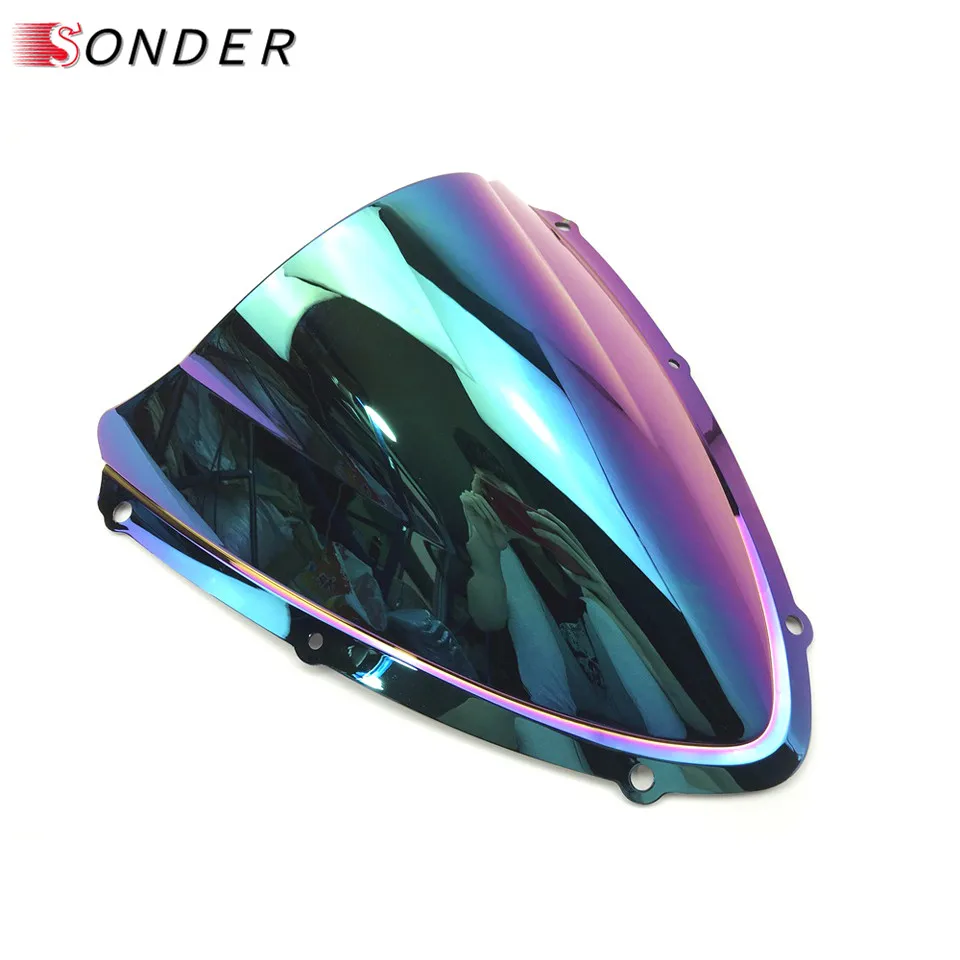 

PC Windshield Windscreen Double Bubble For Suzuki K8 GSX-R GSX R GSXR 600 750 GSXR600 GSXR750 2008 2009 2010