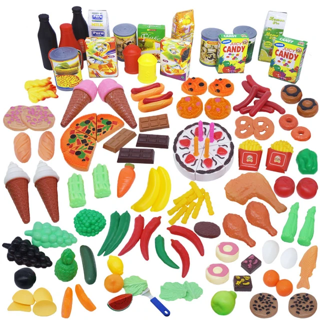 Toyvian 1 Conjunto Hambúrguer Simulado Jogo De Comida Infantil Jogar Comida  De Café Da Manhã Conjunto De Cozinha Infantil Brinquedo De Fingir Café Da