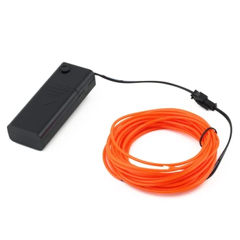 

Flexible EL Wire Neon Light 3 Meters For Dance Party Car Decor With Controller Waterproof Car Vehicle Shoes LED Light