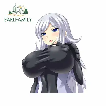 

EARLFAMILY 13cm x 10.4cm Anime Gundam Build Fighters Lovely Girls Decal Auto Rally Sticker Waterproof 3D Window Car Sticker