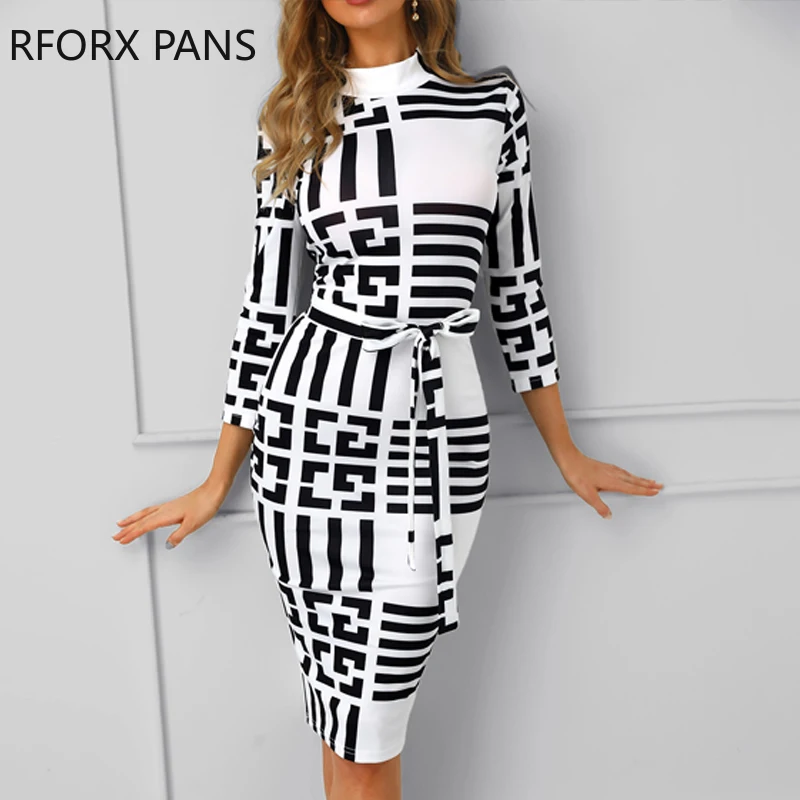 

Striped Colorblock Insert Bodycon Dress