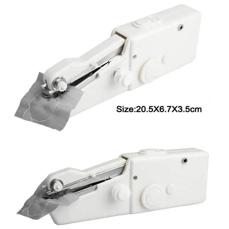 2019 Mini Portable Handheld sewing machines Stitch Sew needlework Cordless Clothes Fabrics Electric Sewing Machine Stitch Set