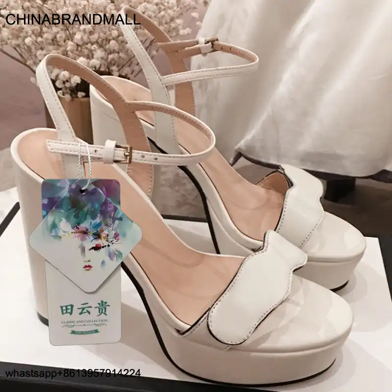 designer chunky heels