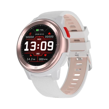 

DT68 Smart Watch IP68 Waterproof Bluetooth Sport Smartwatch Fitness Tracker Heart Rate Monitor Bracelet for Android IOS White Go