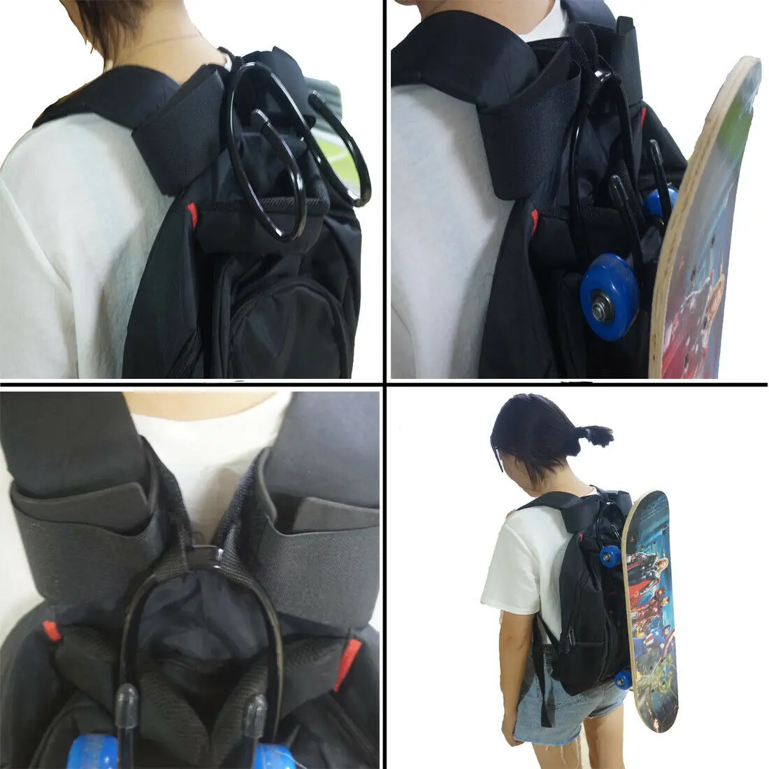 Skateboard Longboard Shoulder Carrier 