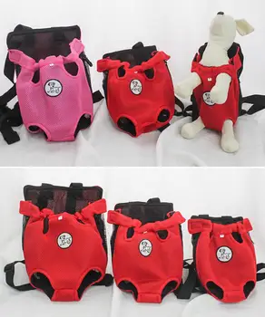 

Cute Carrier Dogs Pet Carrier Backpack Mesh Outdoor Travel Products Breathable Shoulder Handle Bags For Small Dog Cats