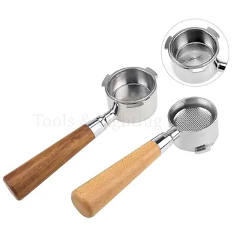 

Coffee Bottomless Portafilter 51mm For Delonghi EC680/EC685 Stainless Steel Replacement Handle Basket Espresso Machine Accessory