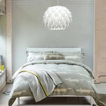 

NNordic minimalist chandelier petal art chandelier creative bedroom chandelier