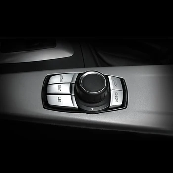 

7 Button Frame Cover F10 Series ABS F30 Plastic Decorat X5 Silver Decal