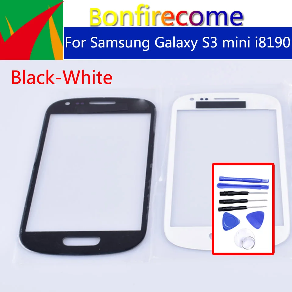 Сенсорный экран S3mini для Samsung Galaxy S III mini S3 i8190 i8190N внешнее стекло ЖК-экрана сменный