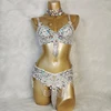 New Arrival Women's Beaded Belly Dance Costumes Wear Bra Belt 2pc Sets Ladies Bellydancing Costumes Carnival Bellydance Clothes