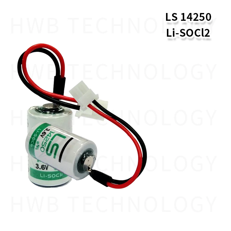Новые оригинальные батарейки LS14250 14250 1/2AA LiSOCL2 3 6 V 1250mAh PLC с вилкой 2 шт.|Батарейки| |