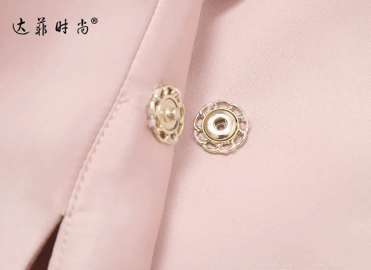 Women Elegant Suit Long Sleeve Turn Down Collar Blazer+Nine Pants Pink Set Office Lady Autumn New Fashion High Quality