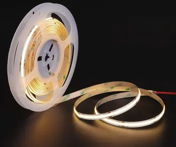 

UL-Listed COB LED Strip Lights 3000K CRI80+ 16.4ft 5000lm DC24V/50W LED Rope Lights,Decoration Lighting Flexible Bendable Tape