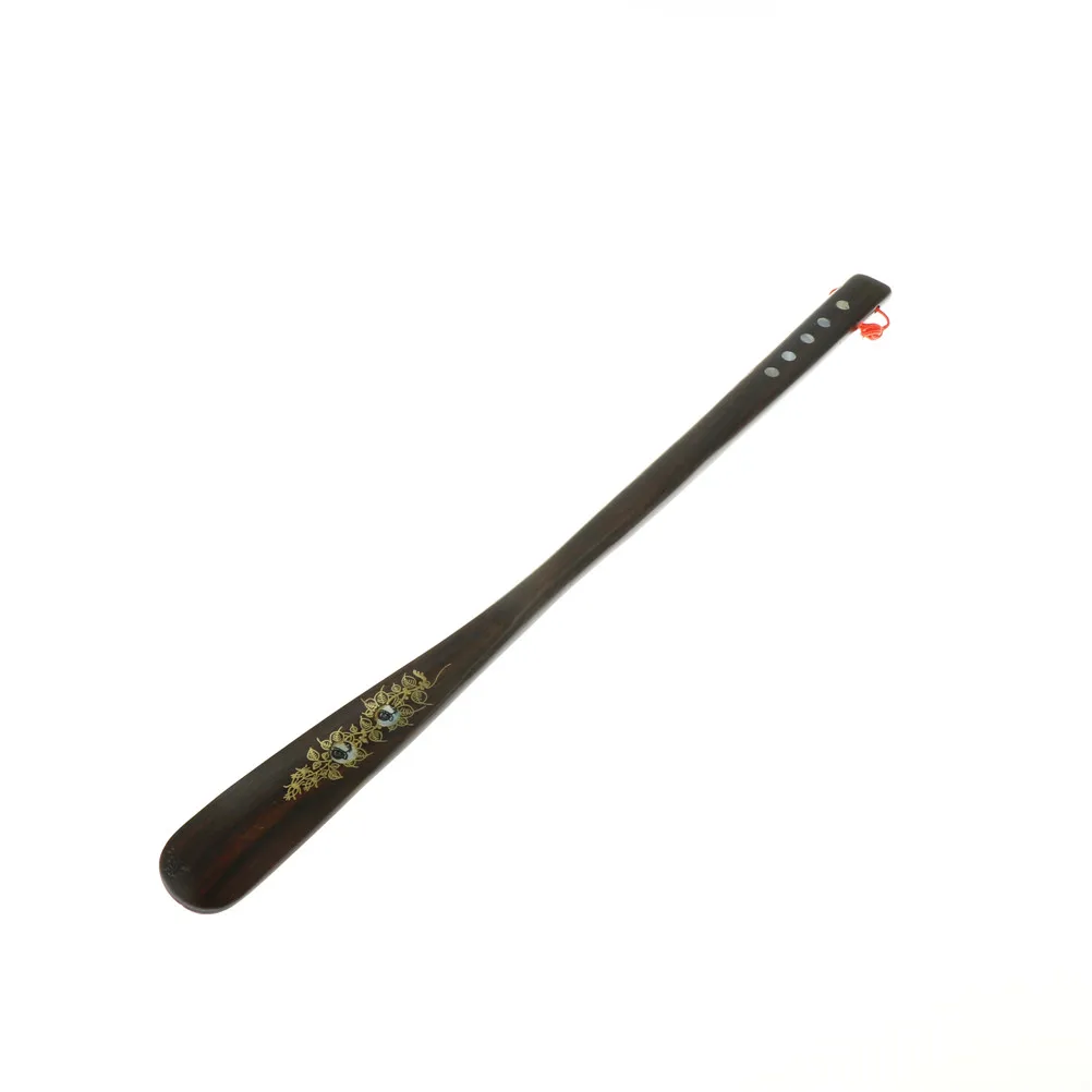 Профессиональный деревянный рожок для обуви Гибкая длинная ручка Shoehorn полезный обувной подъемник профессиональные обувные ложки домашние инструменты