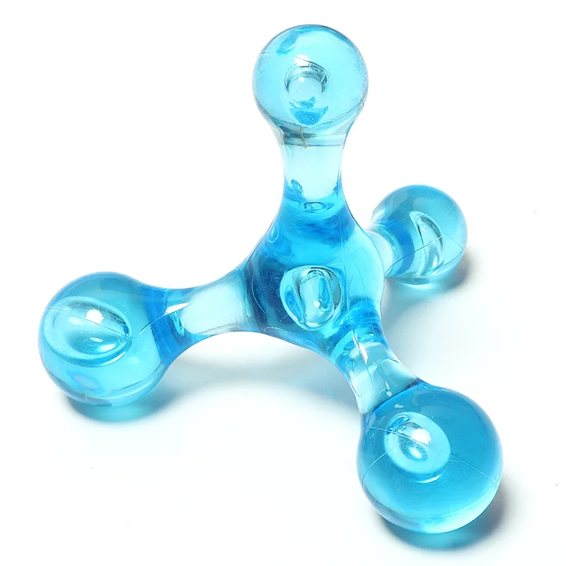 Mini Body Massager Manual Balance Four Balls Portable Travel Massager Trigger Point Arm Back Relaxation Eliminate Oedema Health