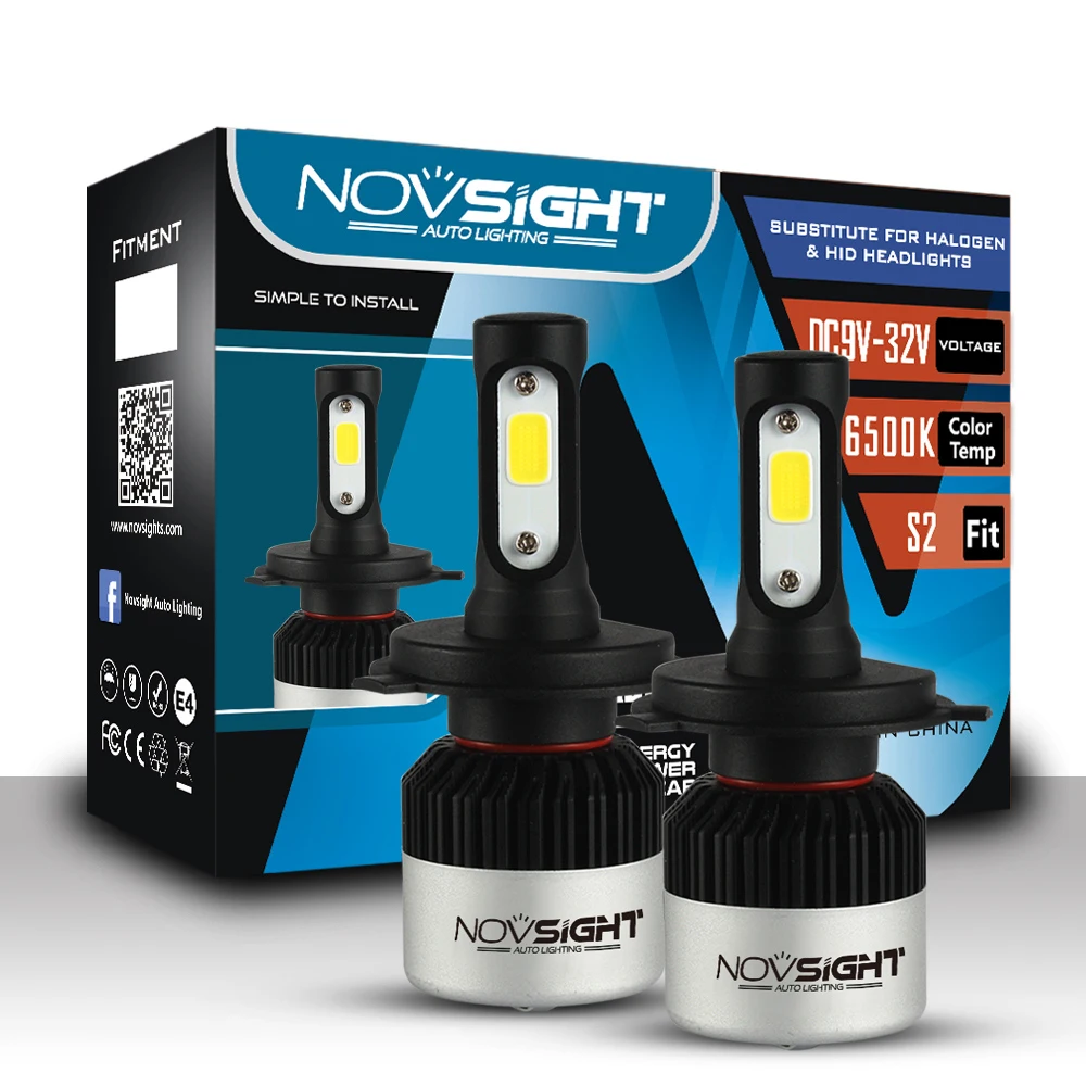 

2Pcs 36W Car Light Led Headlights Waterproof Safer Greater Visibility 6500K White Light LED Headlight Bulbs