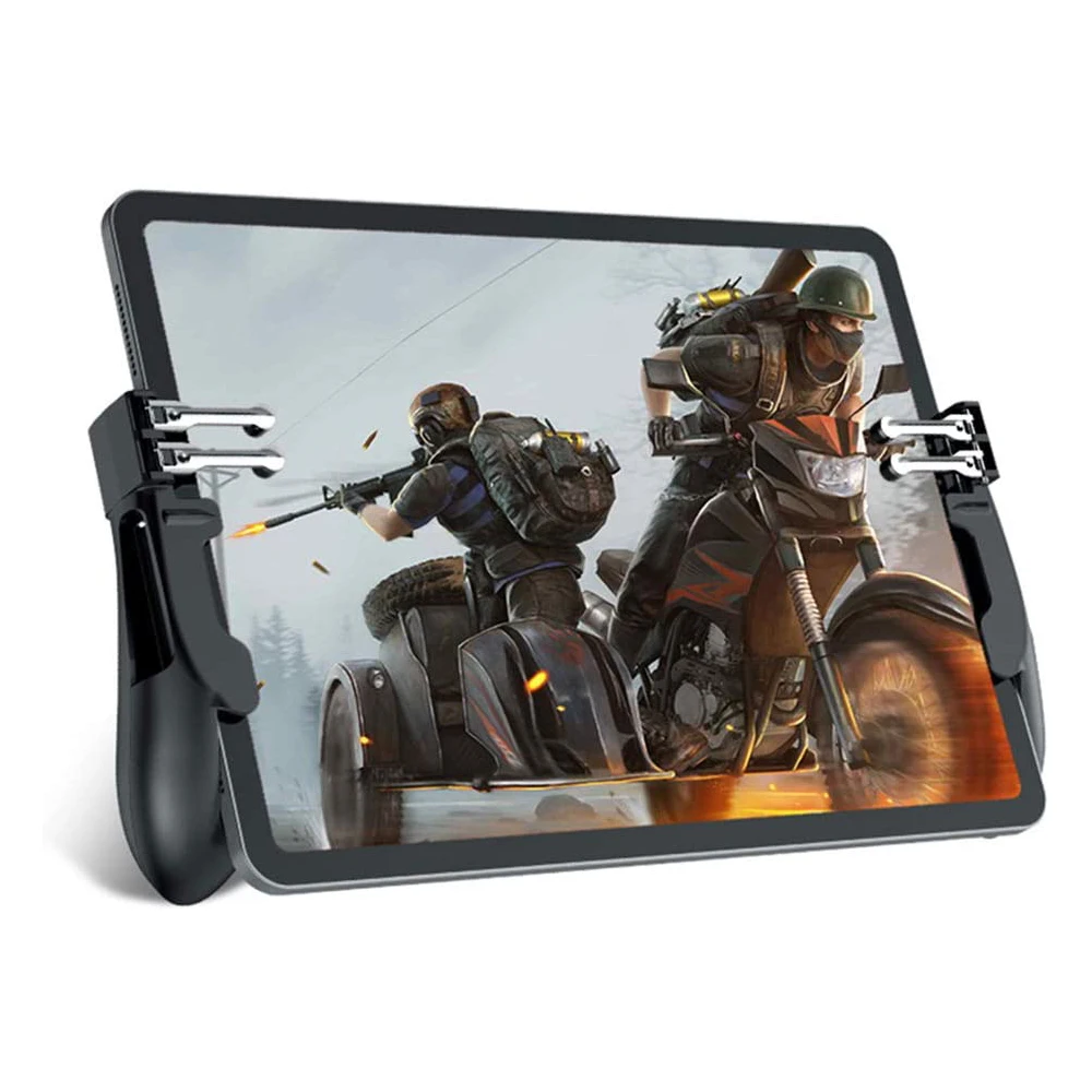 Controlador De Mobie H11 6 Finger Para PUBG Gamepad Mango De Gatillo Empu aduras De Juego 