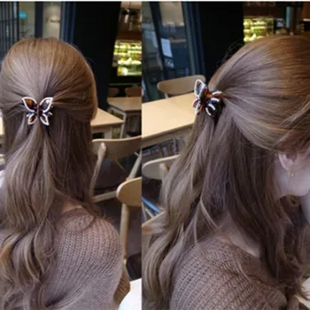 

1Pc High Quality Butterfly Flowers Rhinestone Hairpin Claw Clip Bridal Jewelry Headwear Accessories Women Decor Supplies