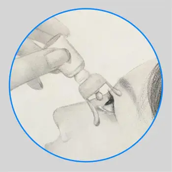

1Pc New Eye Drops Bracket Silicon Practical Eye Drops Helper Application Guide Fixing Support Holder