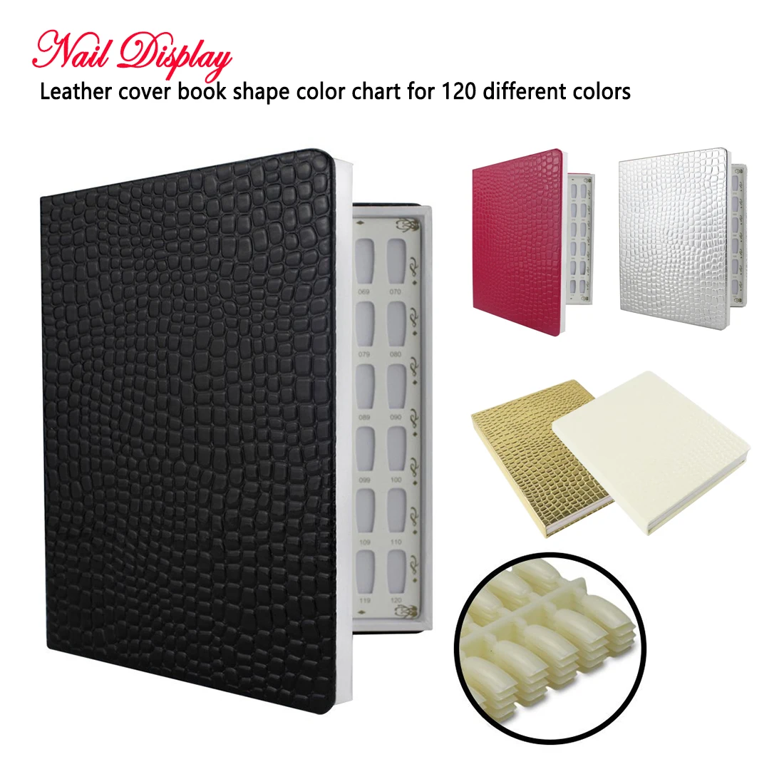 

Nail Art Gel Polish Color Card False Nail Color Book Color Display Nail Color Chart Palette Varnish Practice Board Manicure