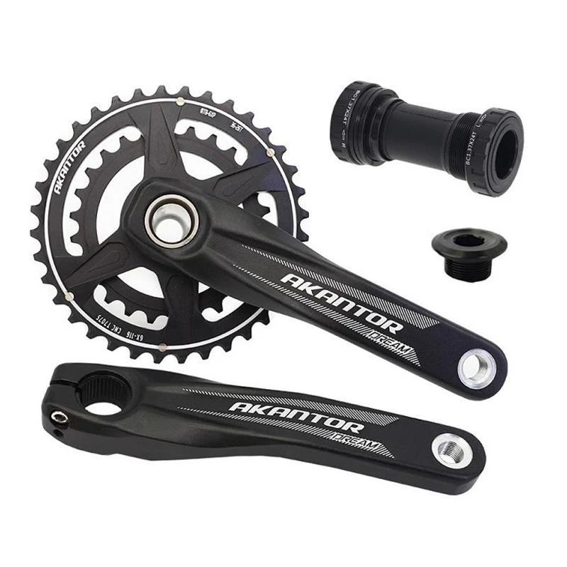 AKANTOR AK 104BCD MTB Bike Crankset Aluminum Alloy With Bottom Axis