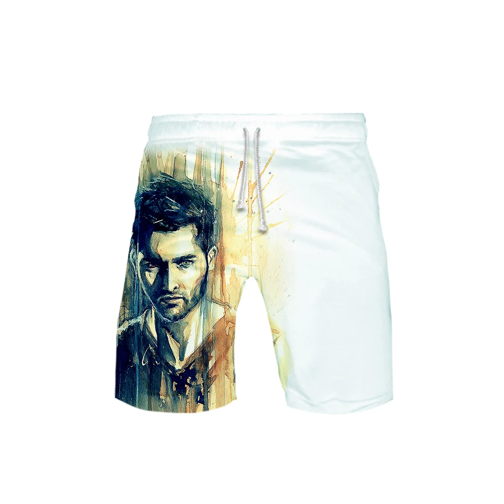 Derekhale 3D пляжные шорты Новые популярные модные летние повседневные шорты тренд хип хоп Короткие 3D Брюки пляжная одежда 6XL
