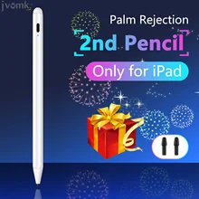Для Apple Pencil 2 сенсорная ручка-стилус для iPad Pro 12,9 11 дюймов 10,2/ 6th 9,7/Air 3/Mini 5 с отторжением ладони