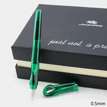 

Creative Swan Clip Fountain Pen Jinhao Calligraphy Pen Ink Pen Nib 0.38mm Plastic Transparent Ink Pens School Office Supplies
