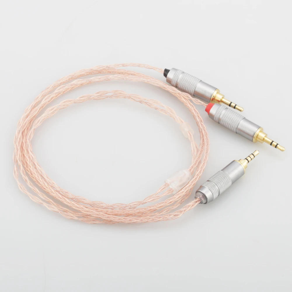 Audiocrast 8Cores 6N OCC Copper 2 5MM TRRS Balanced Plug Headphone Upgraded cable for SUNDARA he400i he400s HE560