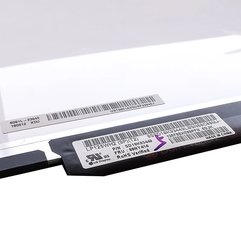 Для Lenovo x240 x250 x260 экран ноутбука LP125WH2 SPT2 SPT1 IPS HD 1366X768 30pin PN: 00NY414 12 5 "ЖК