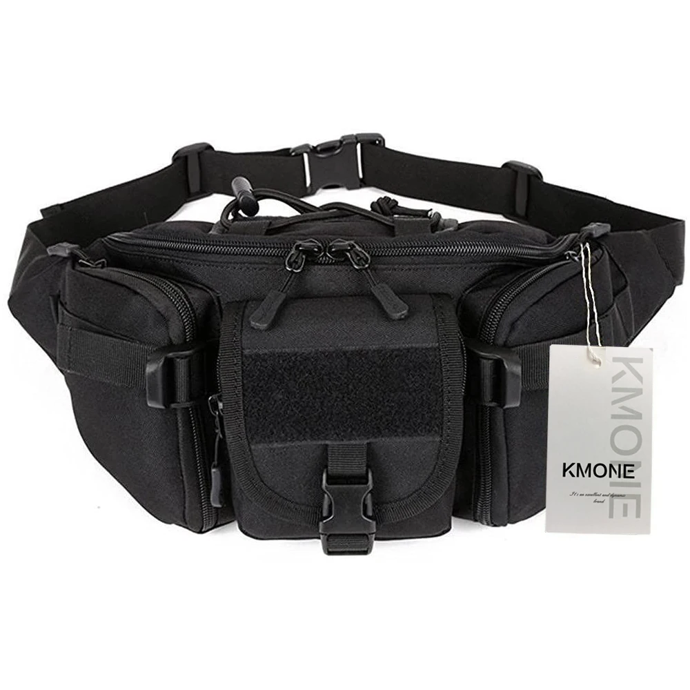 Tactical Waist Portable Fanny Outdoor Hiking Travel Large Army Bag Military for Daily Life Cycling Camping | Спорт и развлечения