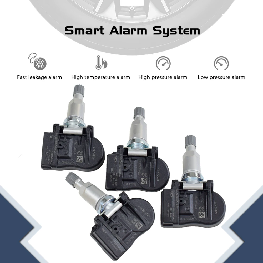 4 шт. для peugeot Citroen Mitsubishi система контроля давления в автомобильных шинах датчик TPMS 433 МГц 4250C477 давление в шинах