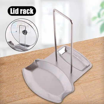 

Stainless Steel Detachable Multifunctional Pot Cover Rack Kitchen Accessories Kitchen Tool Stove Organizer Drop Shipping