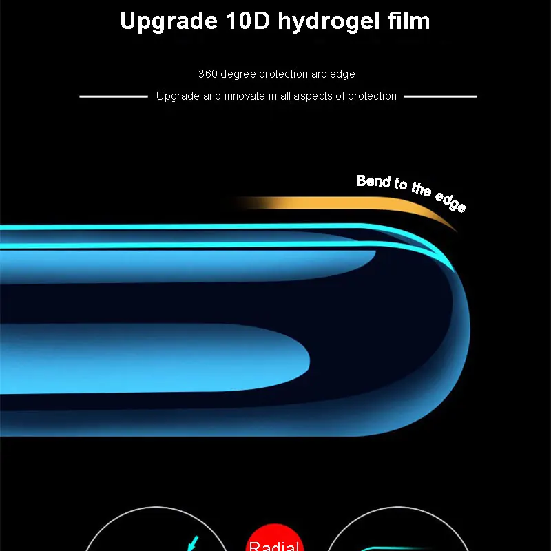 HUKU защитная пленка на весь экран для huawei P10 Plus P20 P30 lite Pro Гидрогелевая пленка для P30 P20 Pro lite(не закаленное стекло