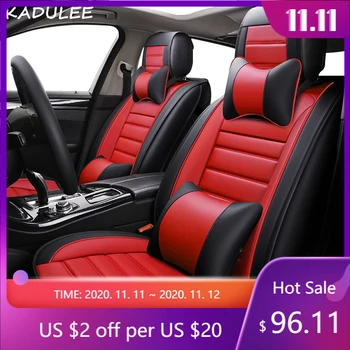

KADULEE pu leather car seat cover For Mini One Cooper R50 R52 R53 R55 R56 R60 R61 PACEMAN COUNTRYMAN car accessories car-styling